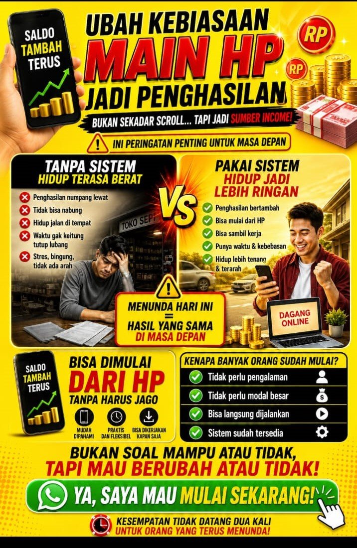 Tanpa Sistem vs Pakai Sistem